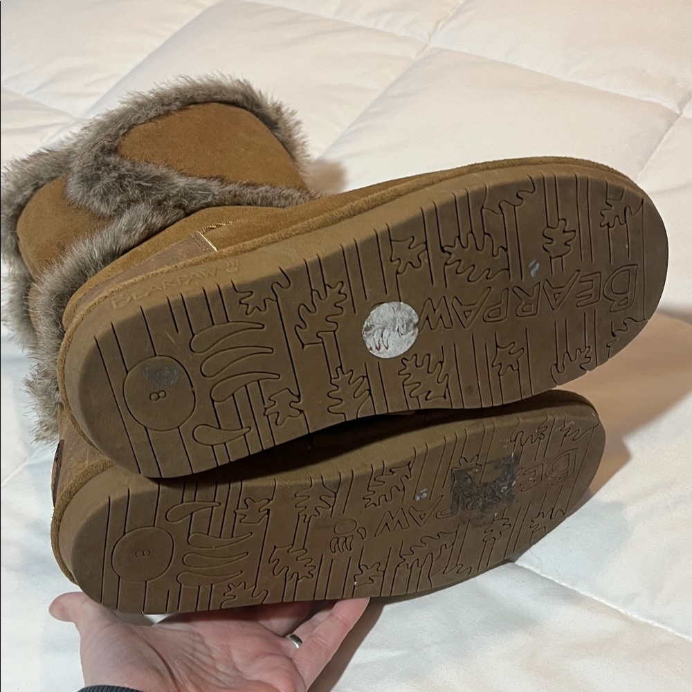 Bearpaw Fur Suede Boots - Picture 7 of 8